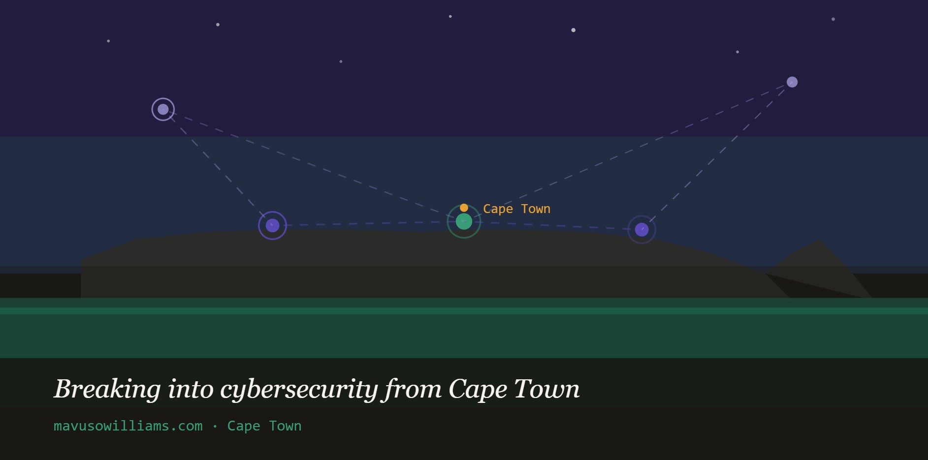 Breaking into cybersecurity from Cape Town